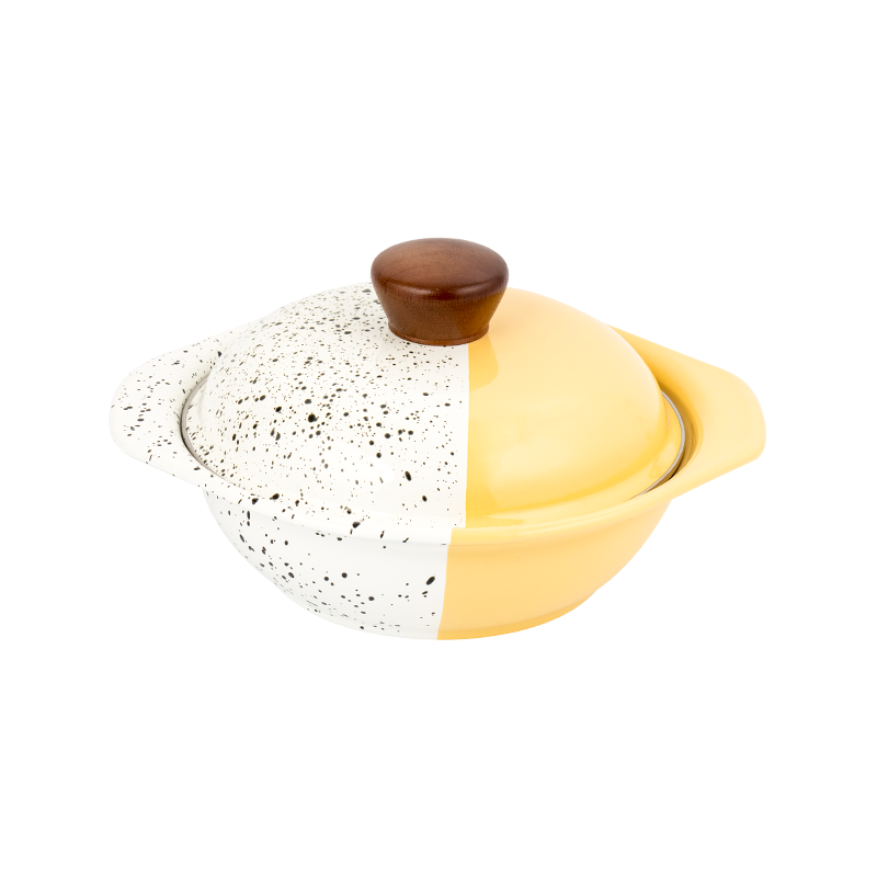 หม้อรูปตัววีเคลือบฟัน