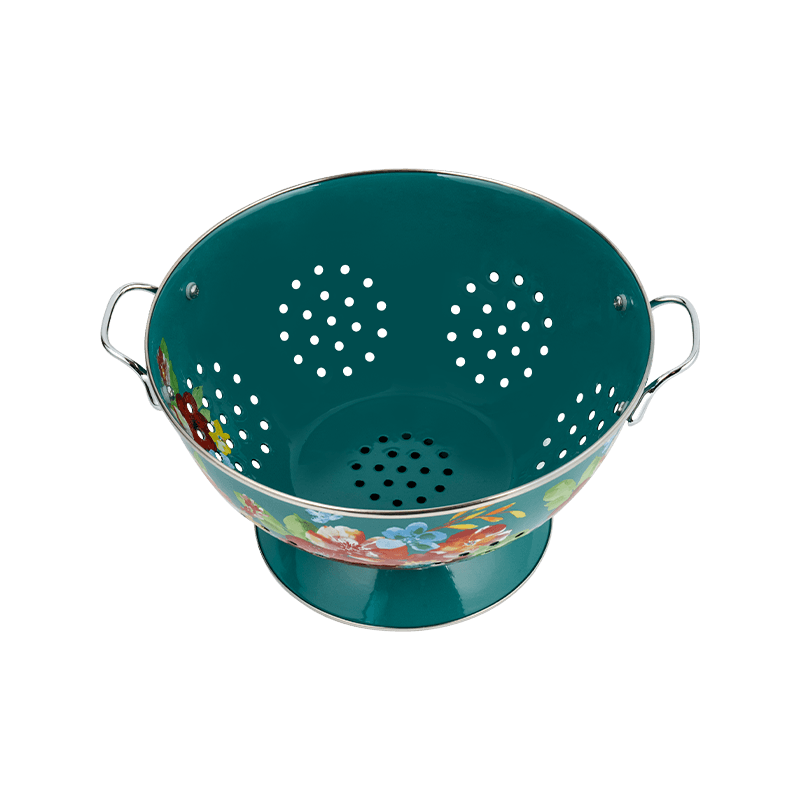 ตะกร้าผลไม้เคลือบฟันโบราณ