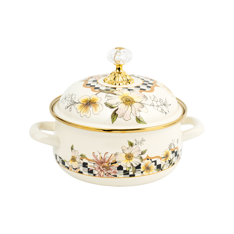 หม้อรูปลูกเสือเคลือบฟัน 807D