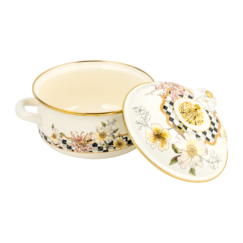 หม้อรูปลูกเสือเคลือบฟัน 807D